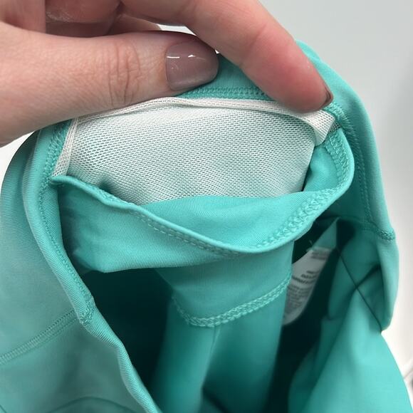 Nike Women's High Rise 7/8 Length Leggings with pockets - Teal - Small - NWT - Picture 6 of 9